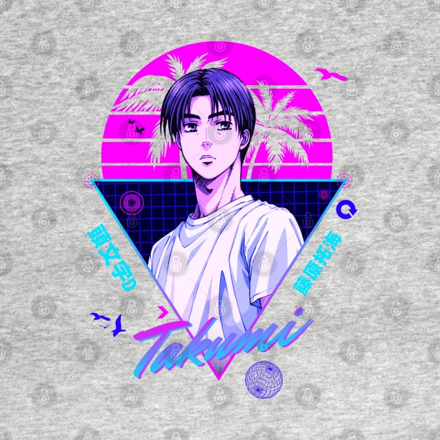 80s Takumi Fujiwara by mrcatguys